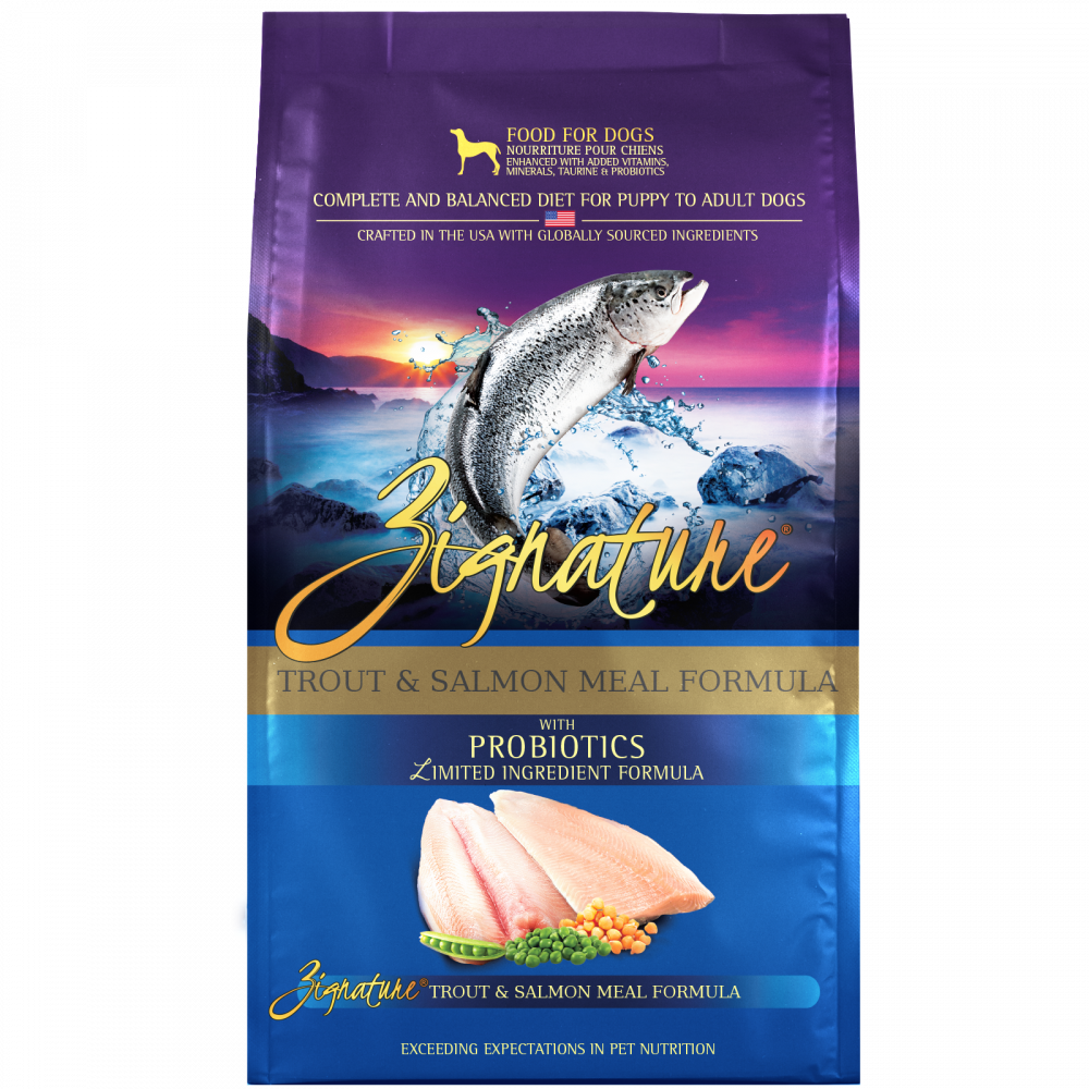 Zignature Trout & Salmon Meal Formula Dry Dog Food