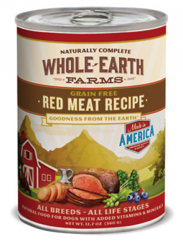 Whole Earth Farms Grain Free Red Meat Canned Dog Food