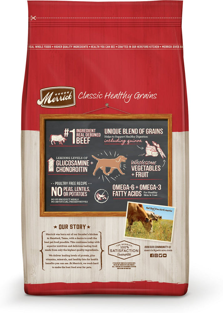 Merrick Classic Beef & Brown Rice Recipe with Ancient Grains Dry Dog Food