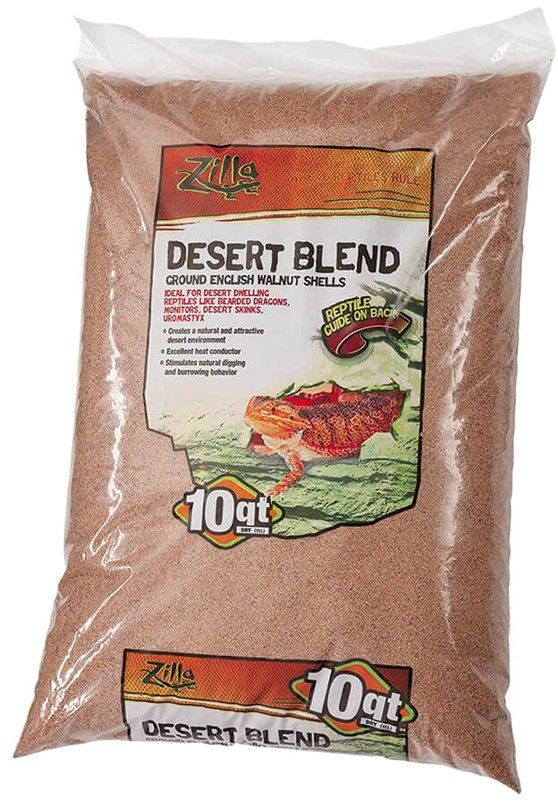 Zilla Desert Blend Ground English Walnut Shells Reptile Bedding