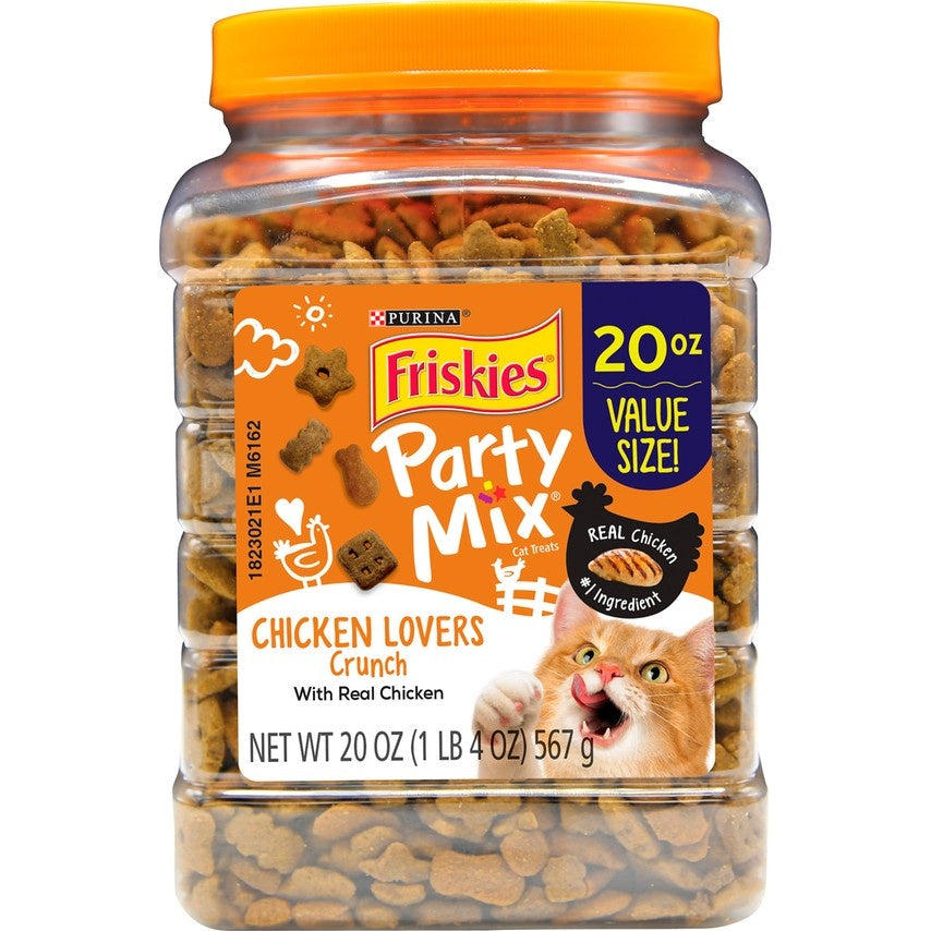 Friskies Party Mix Chicken Lovers Crunch Cat Treats