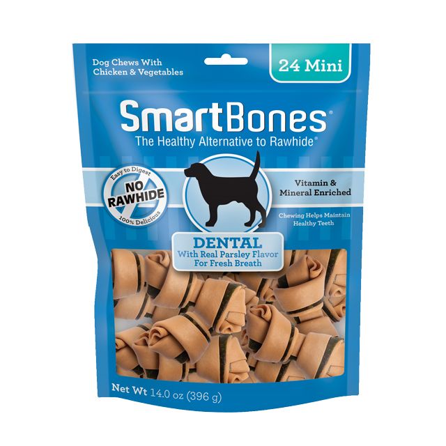 SmartBones Dental Bones - Chicken & Vegetable Dog Chews