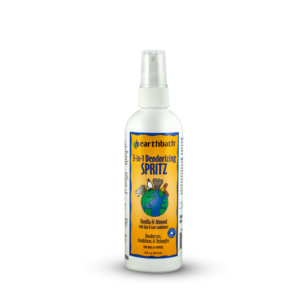 Earthbath 3-in-1 Deodorizing Vanilla and Almond Spritz for Dogs