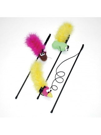 Ethical Pet SPOT Feather Boa Teaser Wand with Catnip Toy