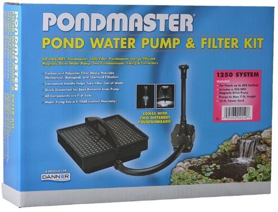 Pondmaster Garden Pond Filter System Kit