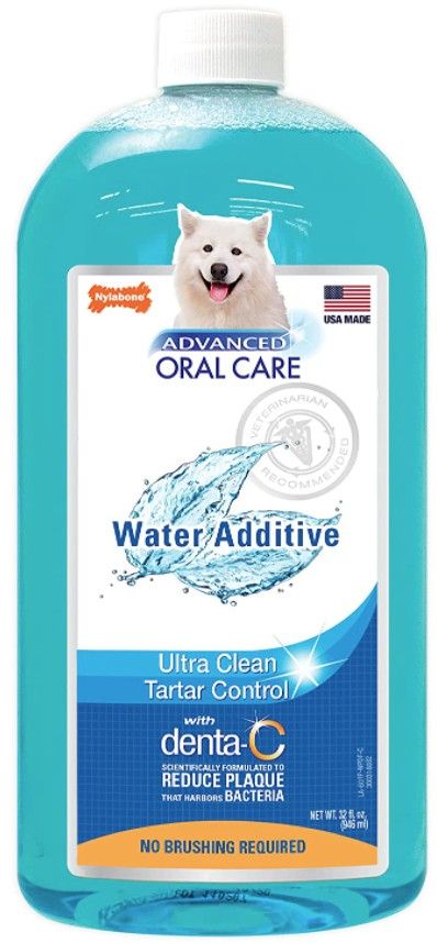Nylabone Advanced Oral Care Water Additive Ultra Clean Tartar Control for Dogs