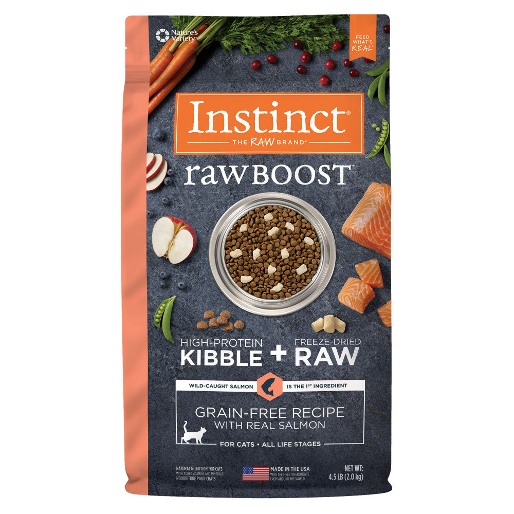 Instinct Raw Boost Grain Free Recipe with Real Salmon Dry Cat Food