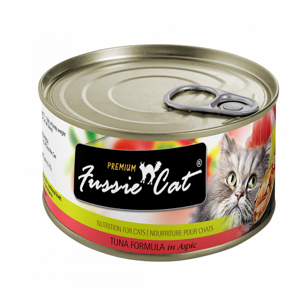Fussie Cat Premium Tuna with Aspic Canned Cat Food