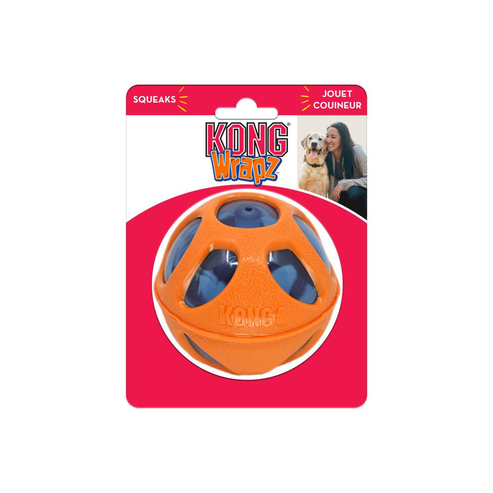 KONG Wrapz Ball Dog Chew Toy