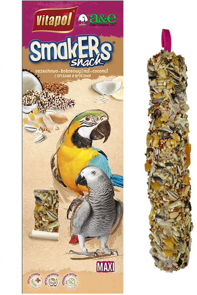 A & E Vitapol Smaker Nut & Coconut Stik Parakeet Bird Treats