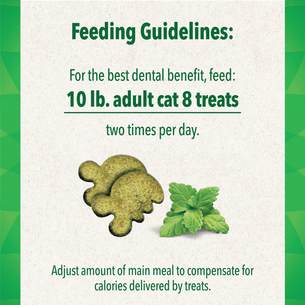 Feline Greenies Adult Natural Dental Care Catnip Flavor Cat Treats