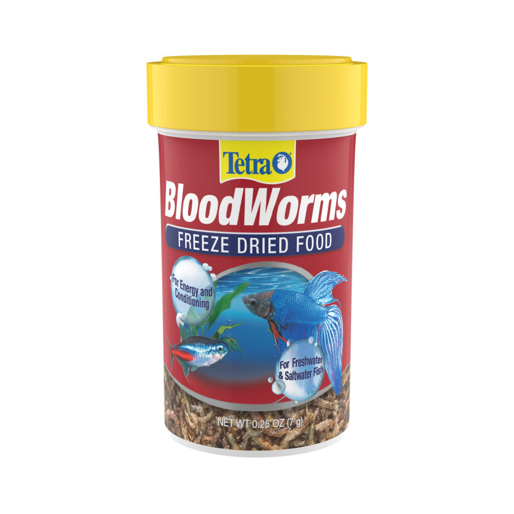 Tetra Bloodworms Freeze-Dried Food For Freshwater and Saltwater Fish