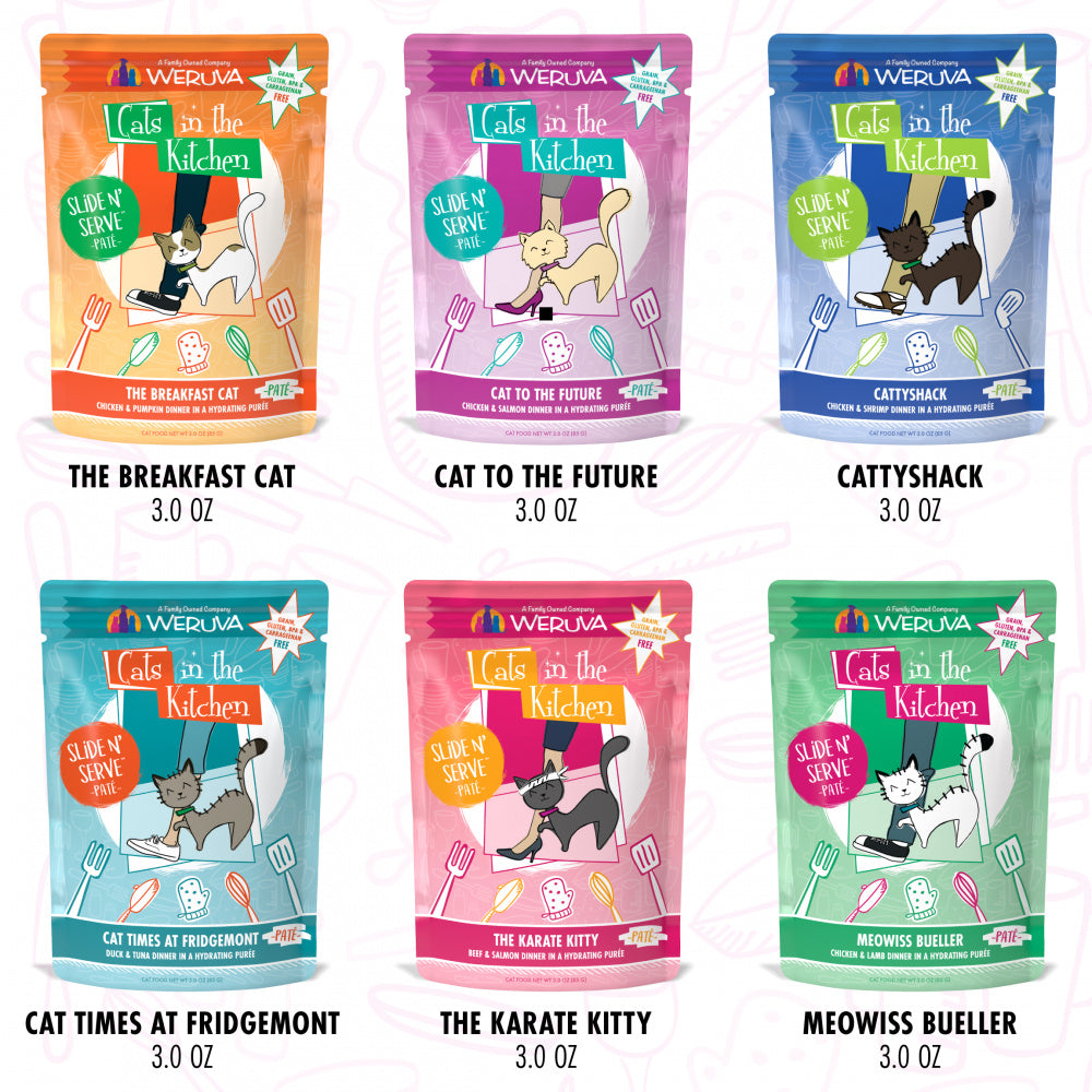 Weruva Cats in the Kitchen The Brat Pack Variety Pack Cat Food Pouches
