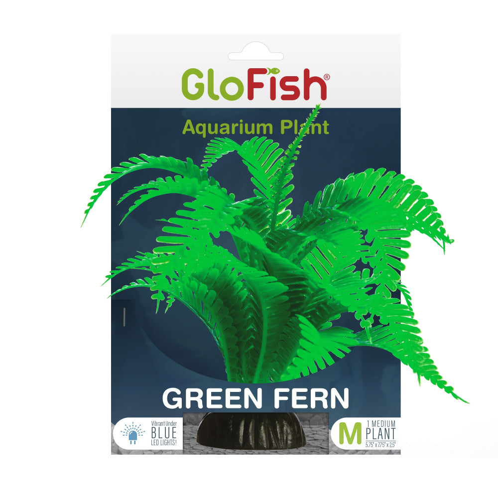 GloFish Plant Green Fern Tank Accessory