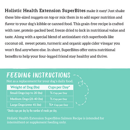 Health Extension SuperBites Freeze-Dried Meal Mixer Salmon