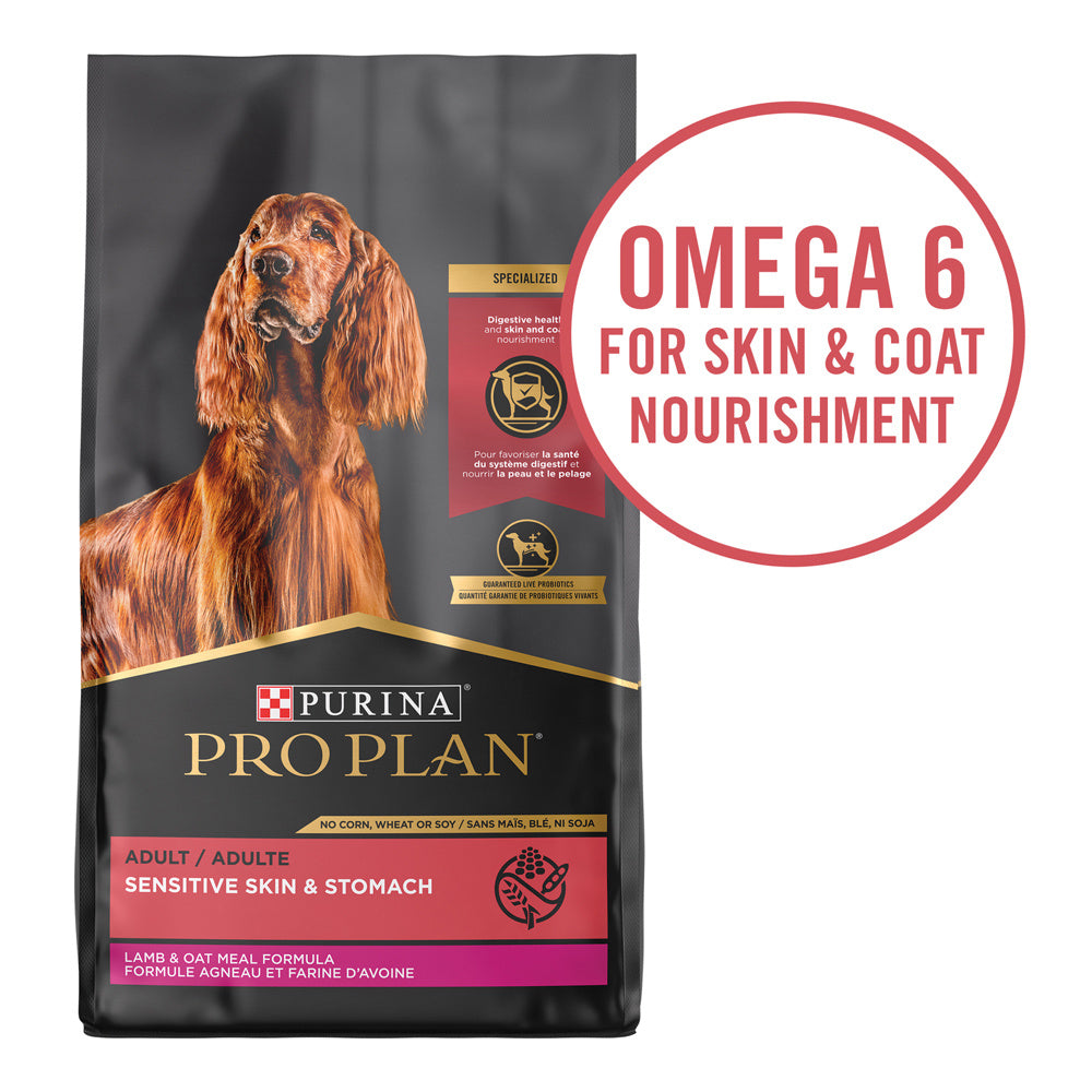 Purina Pro Plan Sensitive Skin & Sensitive Stomach Lamb & Oat Meal Formula Dry Dog Food