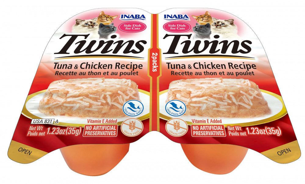 Inaba Cat Twin Cups Tuna & Chicken Recipe Cat Food Topper
