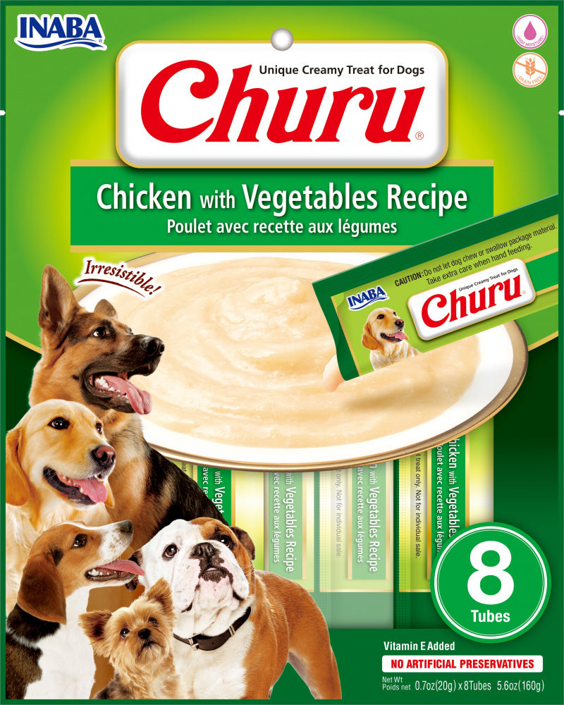 Inaba Dog Churu Chicken With Vegetables Recipe Dog Treat
