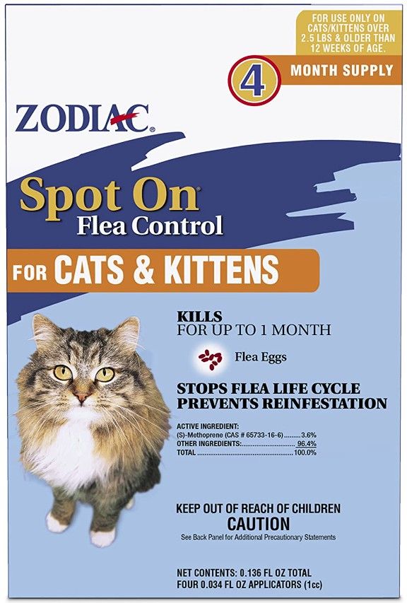 Zodiac Spot on Flea Controller for Cats & Kittens