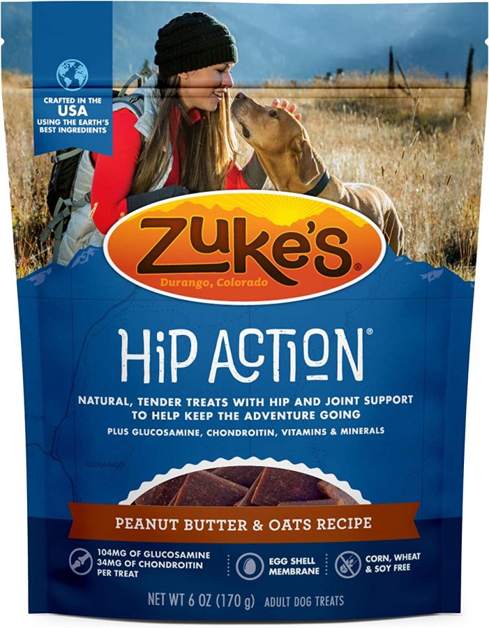 Zukes Hip Action Dog Treats - Peanut Butter & Oats Recipe