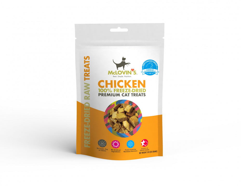 McLovin's 100% Freeze-Dried Chicken Premium Cat Treats