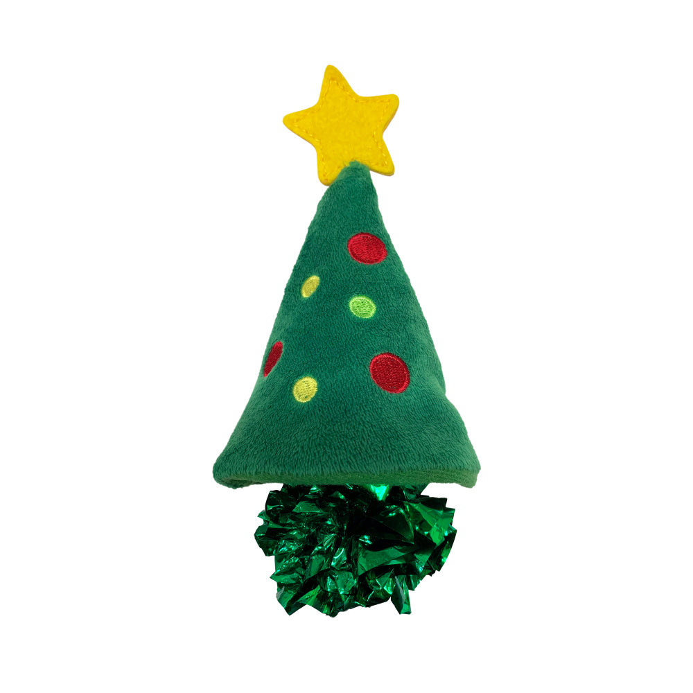 KONG Holiday Crackles Christmas Tree Dog Toy