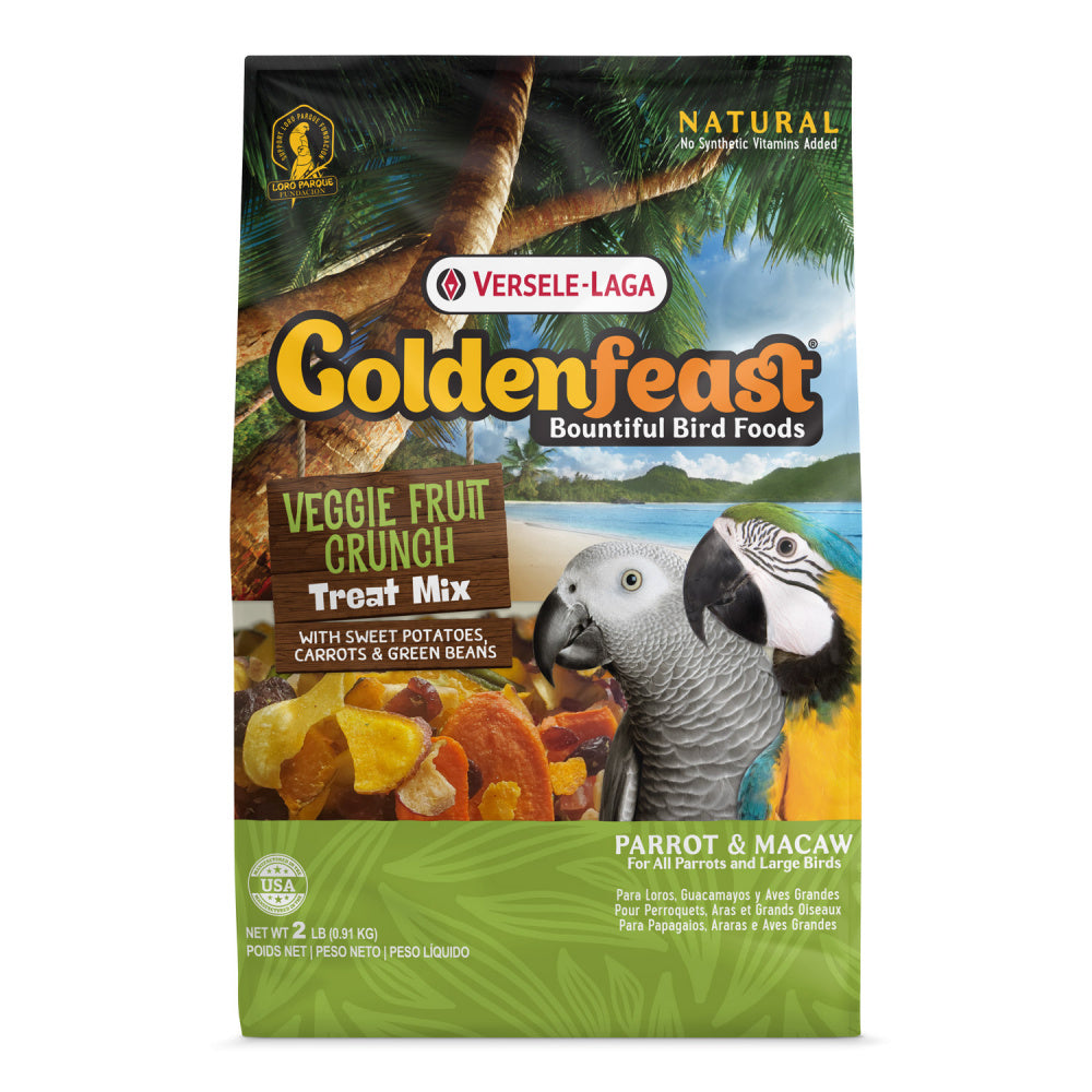 Higgins Versele-Laga Goldenfeast Veggie Fruit Crunch for Parrots & Macaws