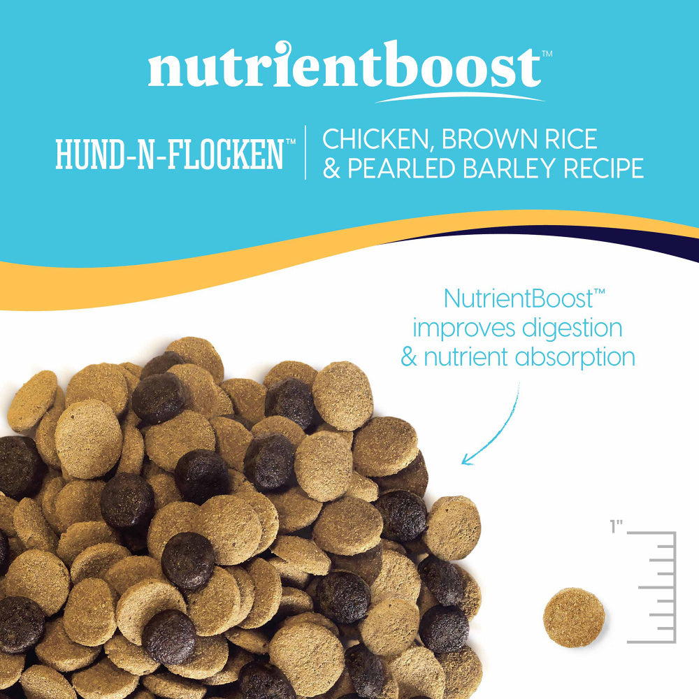 Solid Gold NutrientBoost Hund-N-Flocken with Chicken, Brown Rice & Pearled Barley Dry Dog Food