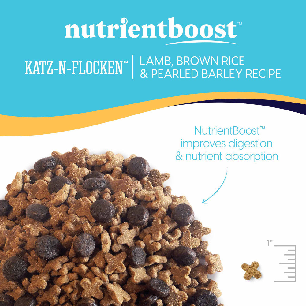 Solid Gold NutrientBoost Katz-N-Flocken with Lamb, Brown Rice & Pearled Barley Dry Cat Food