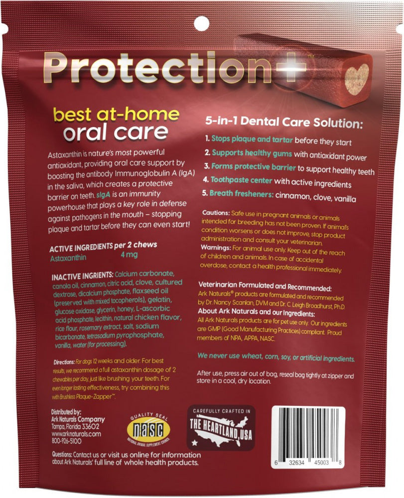 Ark Naturals Protection  Brushless Toothpaste Dental Chews for Large Breed Dogs