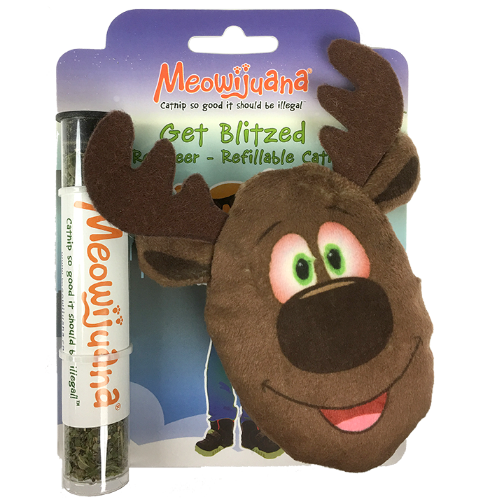 Meowijuana Toy Get Blitzed Reindeer