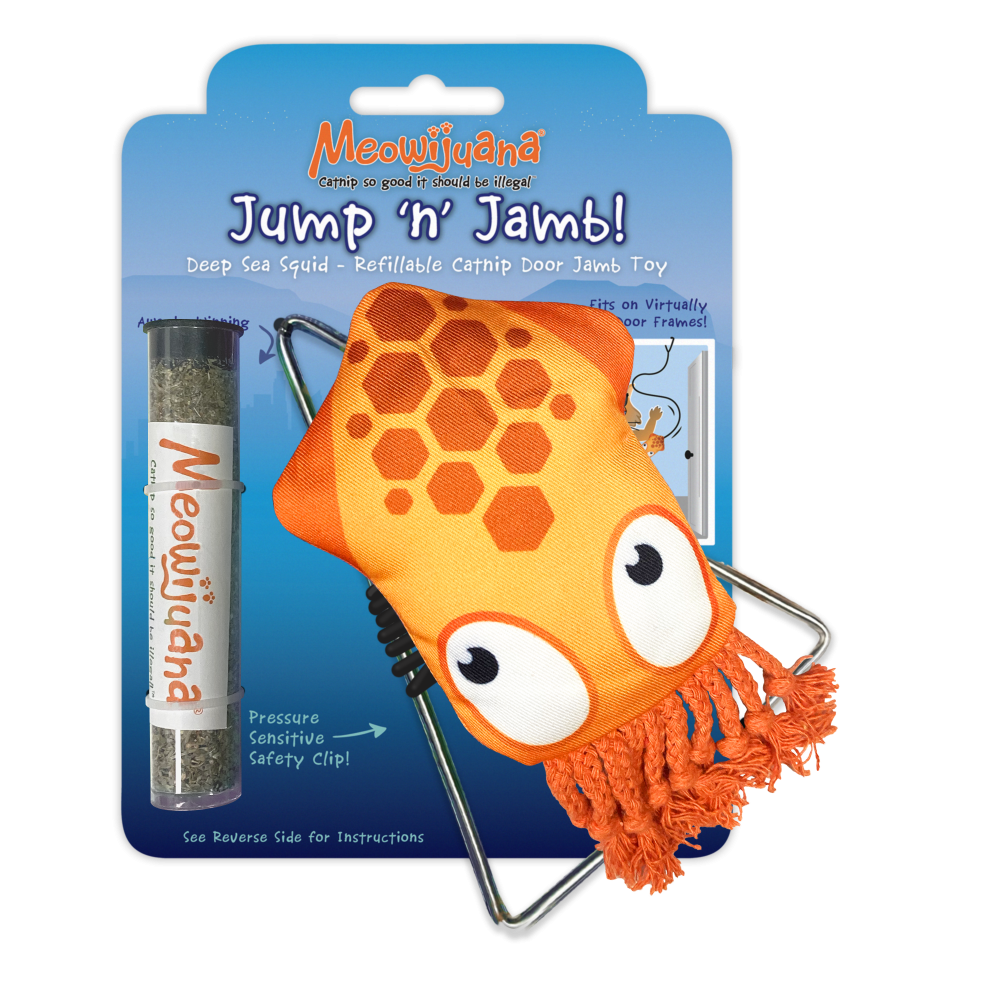 Meowijuana Toy Door Jump 'n' Jamb Deep Sea Squid
