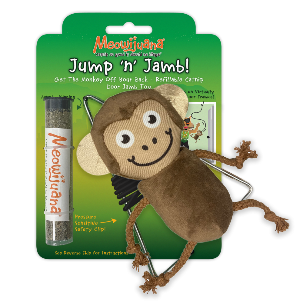 Meowijuana Toy Door Jam 'n' Funky Monkey
