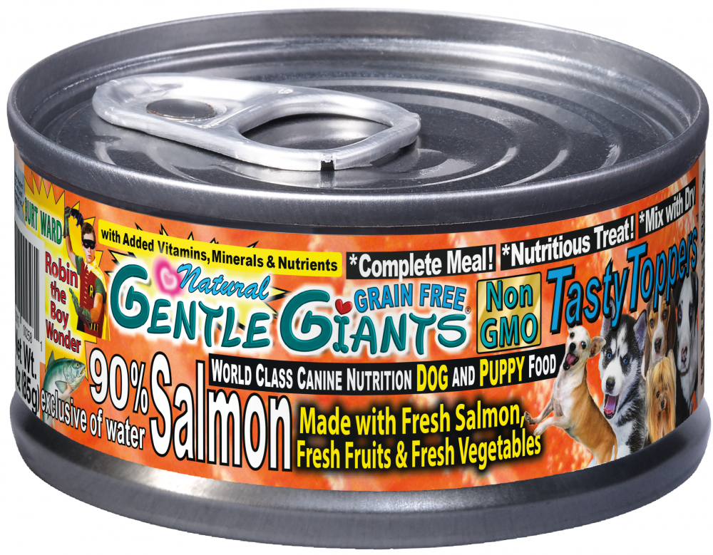 Gentle Giants Natural Non-GMO Salmon Dog & Puppy Can Food