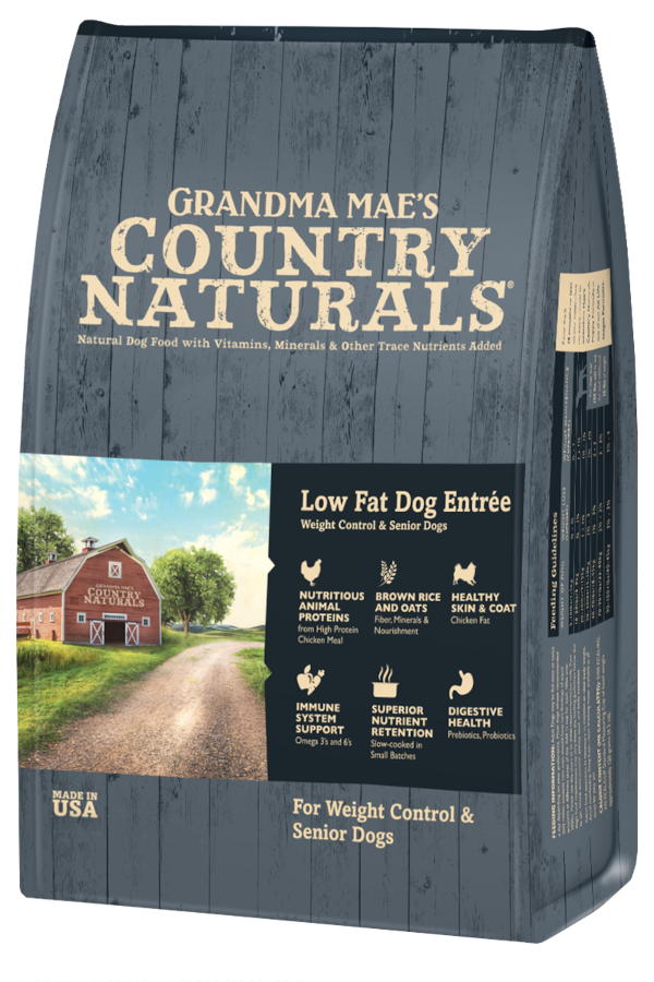 Grandma Mae's Country Naturals Low Fat/Senior Formula For Dogs