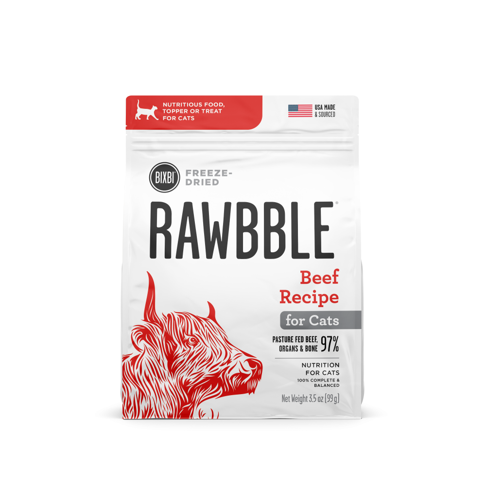 BIXBI RAWBBLE Beef Freeze Dried for Cats