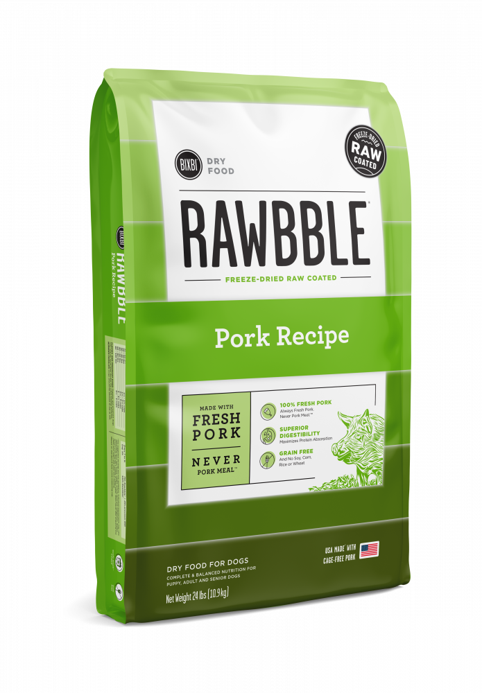 BIXBI Rawbble Kibble Grain Free Pork