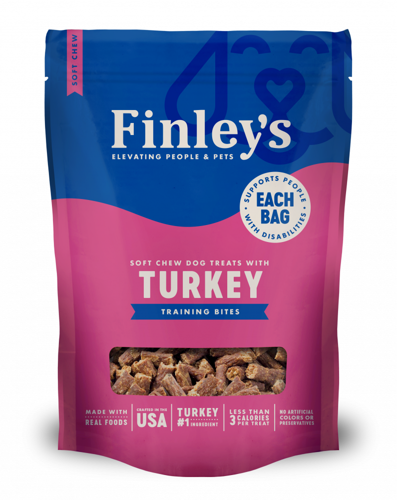 Finley's Turkey Recipe Soft Chew Training Bites