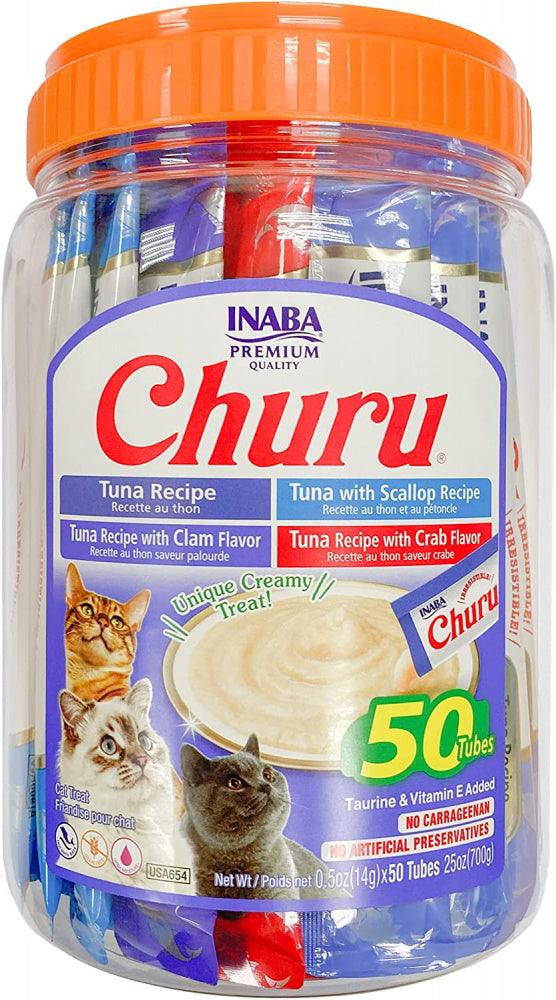 Inaba Cat Churu Tuna Seafood 50 Tubes