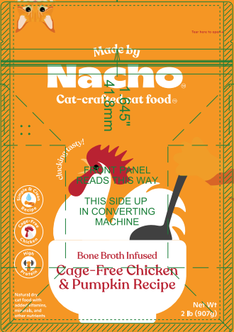 Made By Nacho Bone Broth Infused Cage-Free Chicken & Pumpkin Recipe