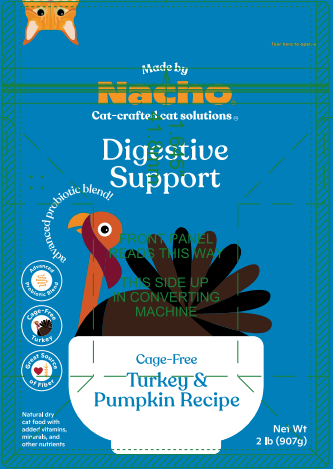 Made By Nacho Digestive Support Cage-Free Turkey & Pumpkin Recipe
