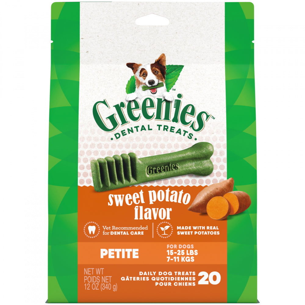 Greenies Petite Dental Bone Sweet Potato