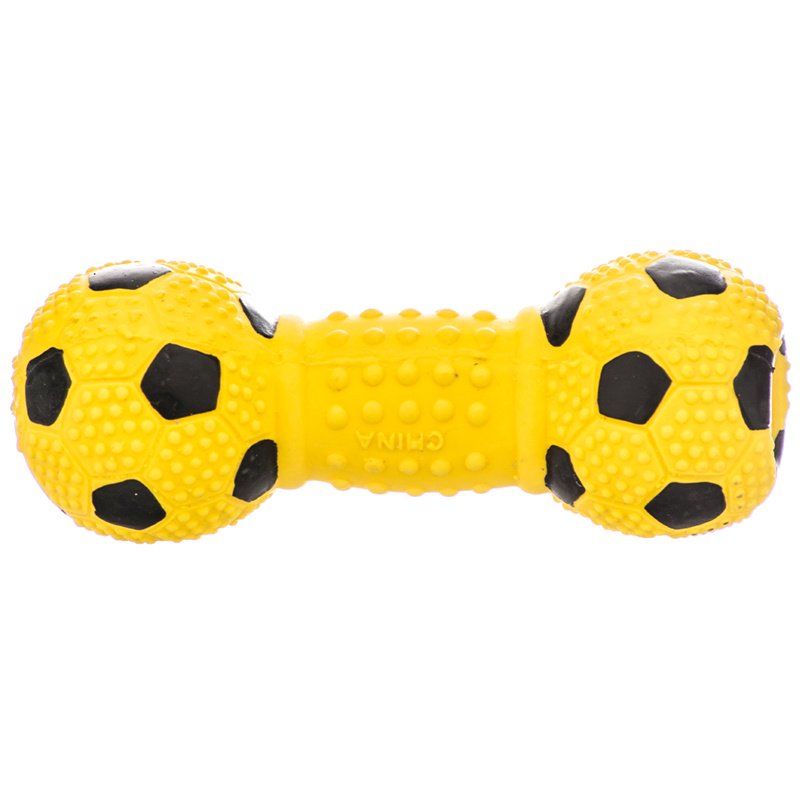 Rascals Latex Soccer Ball Dumbbell Dog Toy - Blue