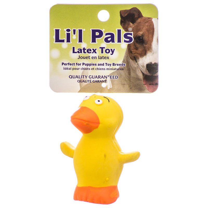 Li'l Pals Latex Duck Dog Toy