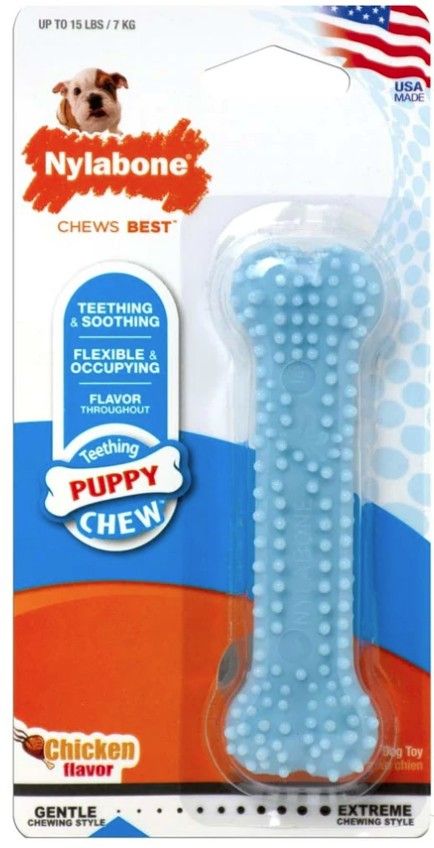 Nylabone Puppy Chew Dental Bone Chew Toy