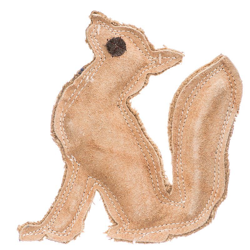 Spot Dura-Fused Leather Fox Dog Toy