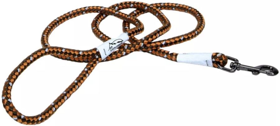K9 Explorer Reflective Braided Rope Snap Leash