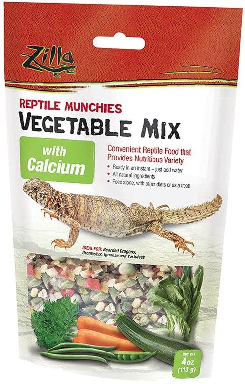 Zilla Reptile Munchies - Vegetable Mix with Calcium