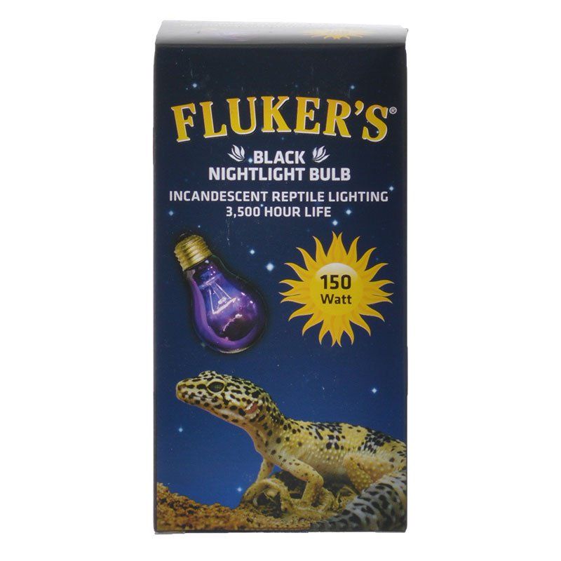 Fluker's Black Nightlight Incandescent Bulb