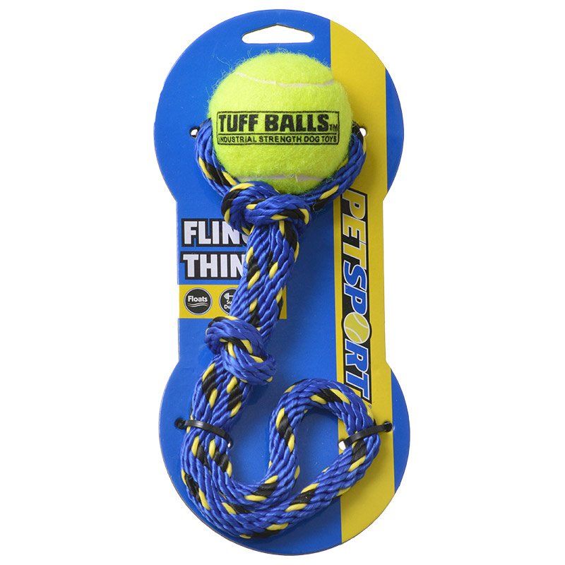 Petsport Tuff Ball Fling Thing Dog Toy